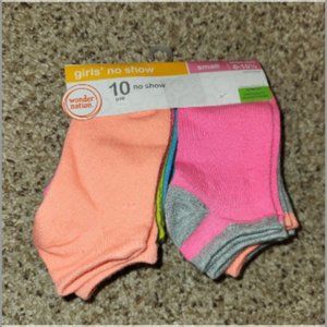 10 Pairs Kids No Show Socks